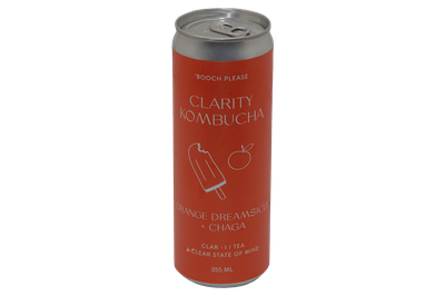 CLARITY KOMBUCHA ORANGE 355 ml
