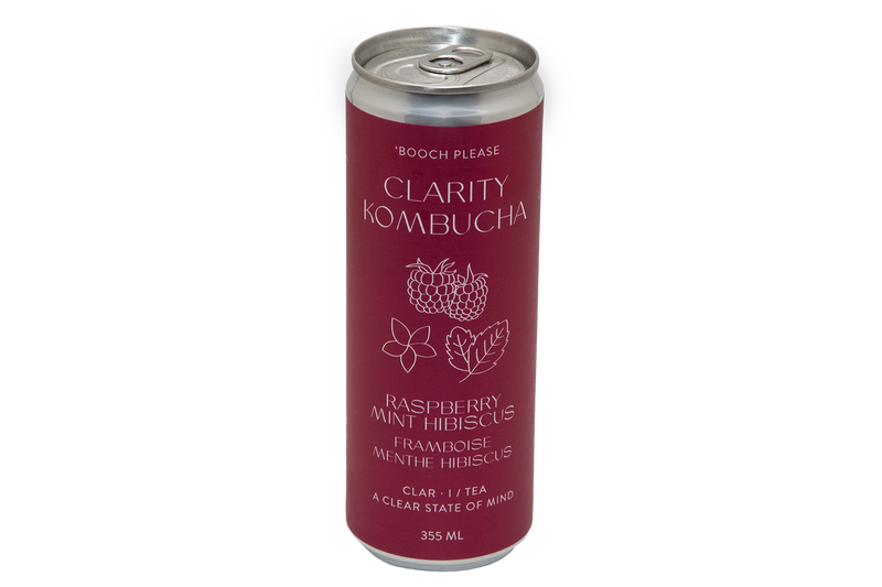 CLARITY KOMBUCHA RASBERRY 355 ml
