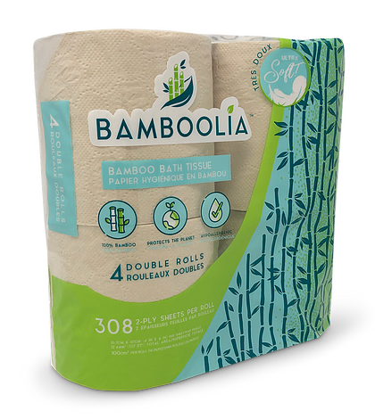 BAMBOOLIA BAMBOO BATH TISSUE 12 ea