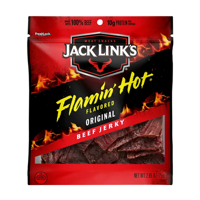 Jack Link's Flamin Hot Original Beef Jerky, 2.65 oz