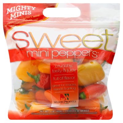 Mighty Minis Sweet Mini Peppers, 454 g