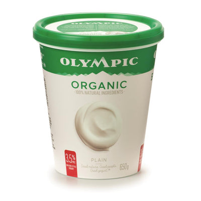 OLYMPIC Organic Plain Yogurt 650g