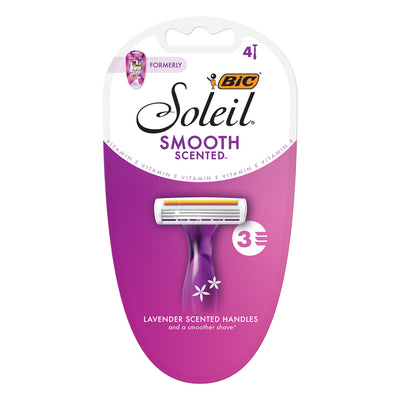BIC Smooth Scented Razors, 4 razors