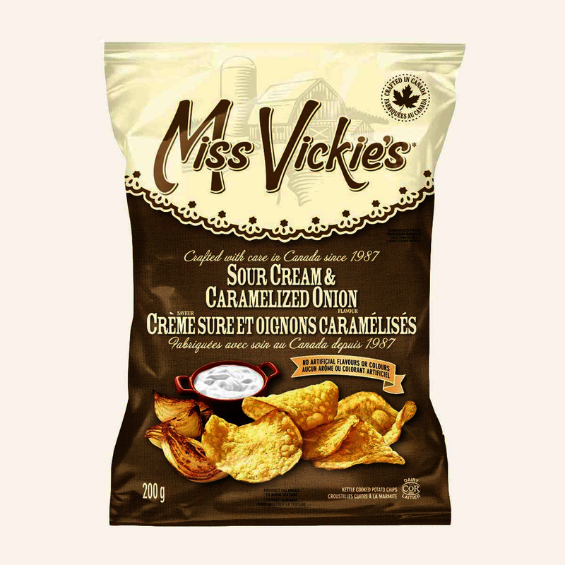MISS VICKIES Sour Cream & Onion Potato Chips 200g