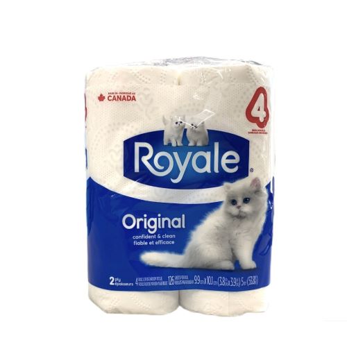 Royale 2 Ply Toilet Paper, 4 ct