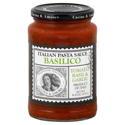 CUCINA & AMORE Italian Pasta Sauce Basilico 476g