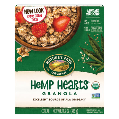 Nature's Path Organic Hemp Hearts Granola Cereal, 326 g