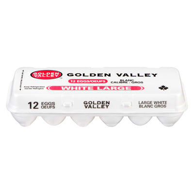 GOLDEN VALLEY White Large Eggs (dozen)