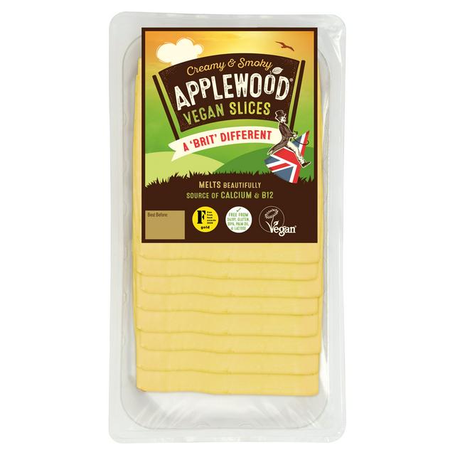 Applewood Cream And Smoky Vegan Slices, 1 ct