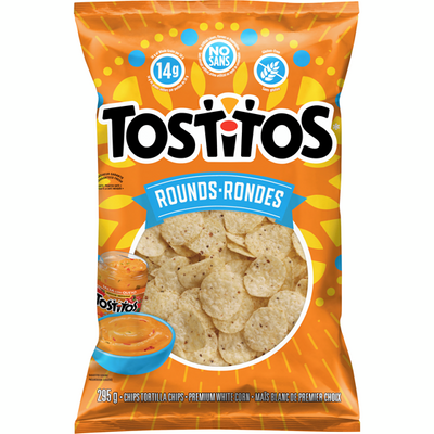 TOSTITOS Rounds Tortilla Chips 295g