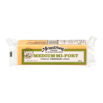 Armstrong Cheese Medium Mi-Fort Cheddar, 600 g