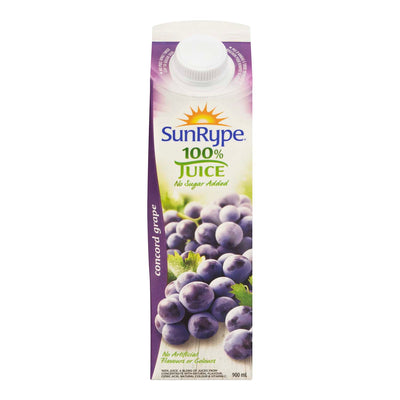 SUNRYPE 100% Juice Concord Grape Juice 900ml