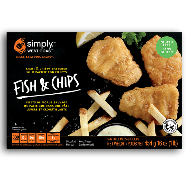 SIMPLY WEST COAST Fish & Chips 454g
