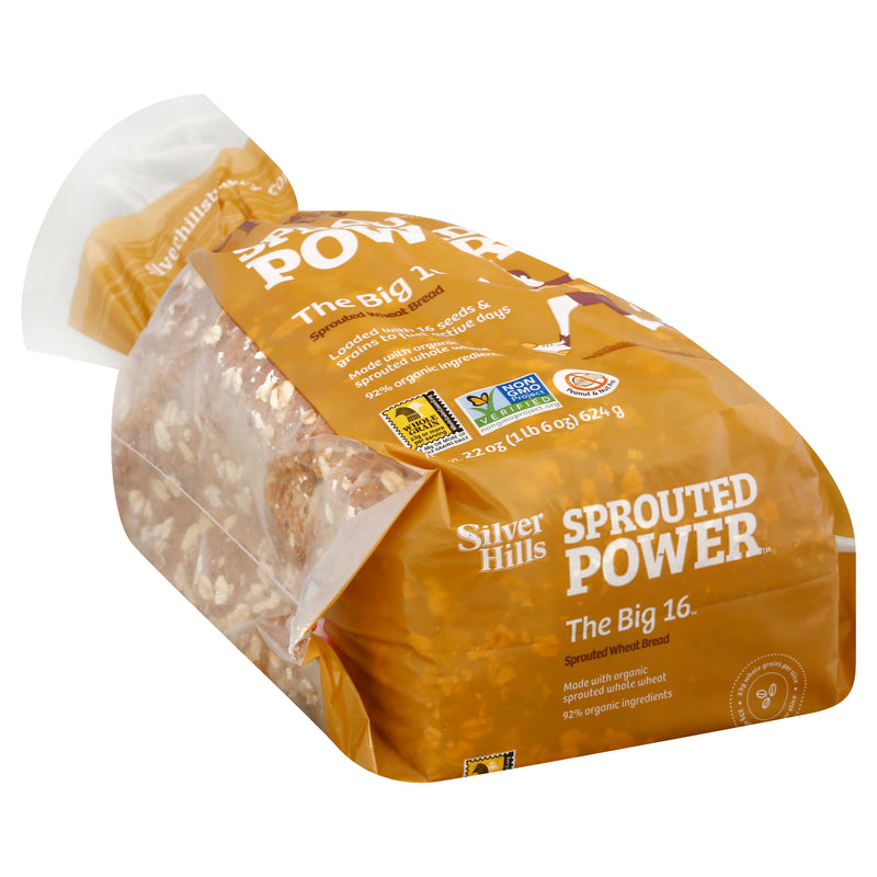 SILVER HILLS Wheat Sprouted The Big 16 Bread, 624 g