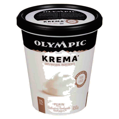 OLYMPIC Krema Balkan-Style Yogurt Plain 650g