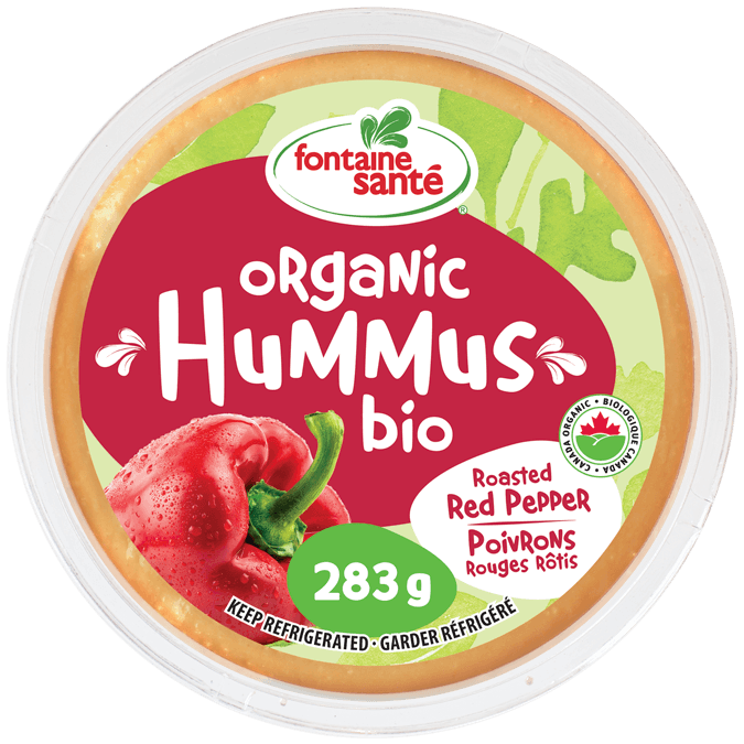 Fontaine Sante Organic Roasted Red Pepper Hummus, 283 g