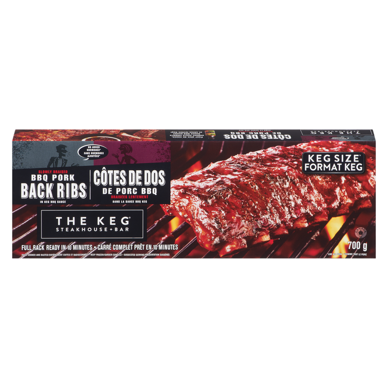 The Keg BBQ Pork Back Ribs, 700 g