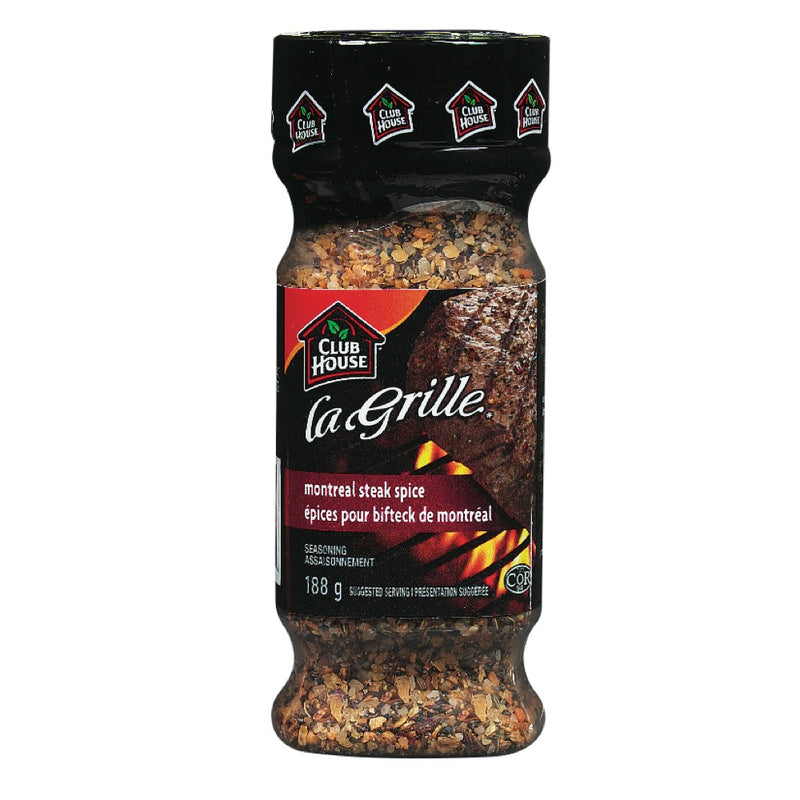 CLUB HOUSE La Grille Montreal Steak Spice 188g