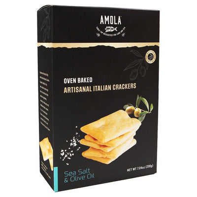 AMOLA  SEA SALT OLIVE OIL CRAC 200 g