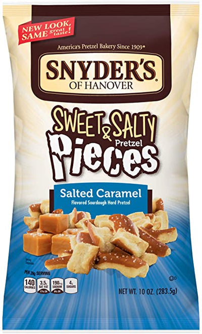 Snyder's Of Hanover Salted Caramel Flavored Sweet & Salty Pretzel Pieces, 283 g