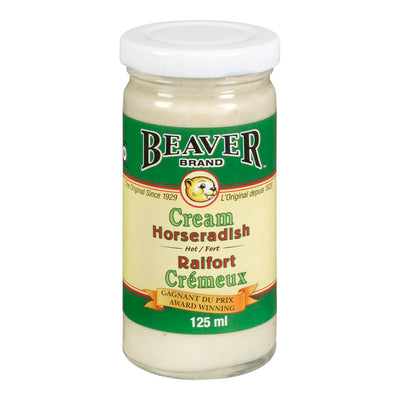 BEAVER CREAM Horseradish Hot 125ml