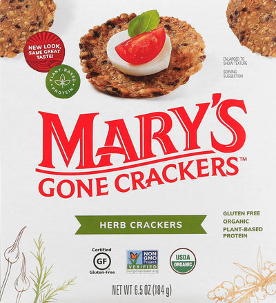 MARY'S GONE CRACKERS Herb Crackers 184g