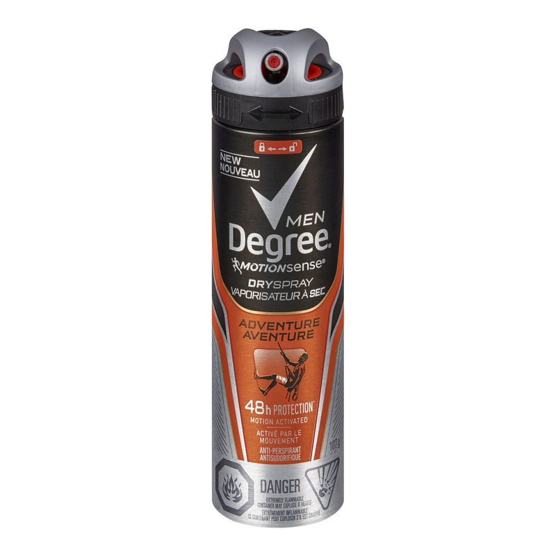 DEGREE Dry Spray Adventure 107g
