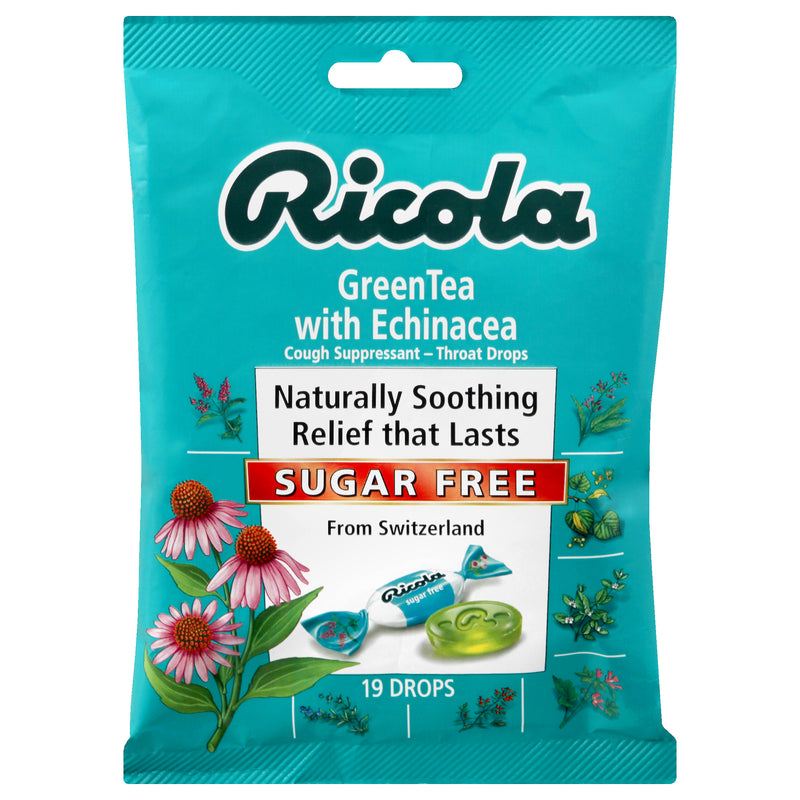 RICOLA Green Tea with Echinacea Cough Drops 19's