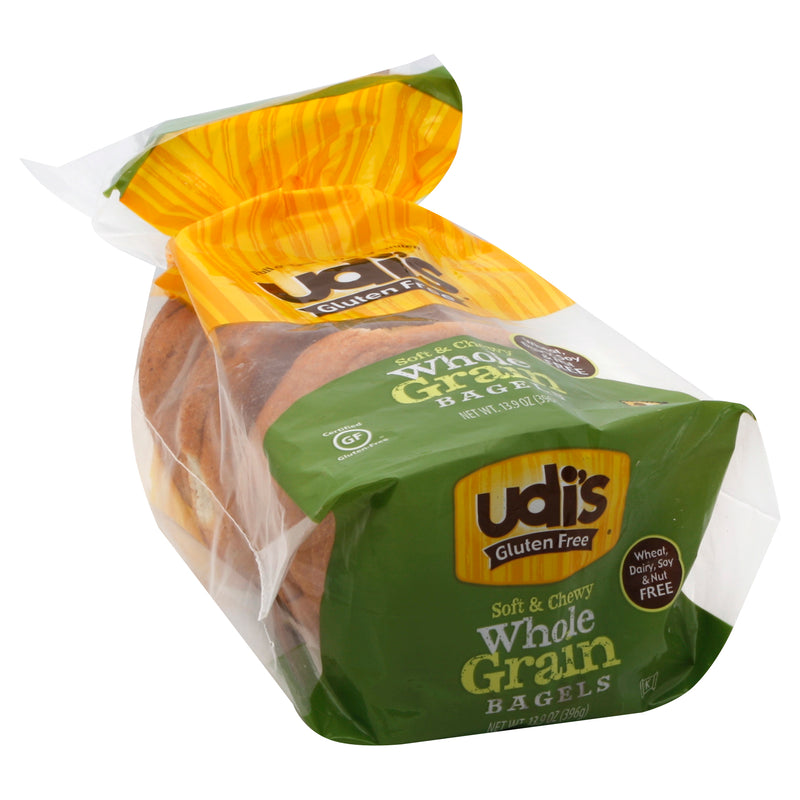 UDI'S Soft & Chewy Whole Grain Bagels 394g