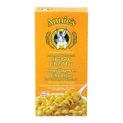 Annie's Homegrown Aged Wisconsin Shells & Cheddar, 170 g