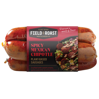 Field Roast Spicy Mexican Chipotle Plant-Based Sausages, 367 g