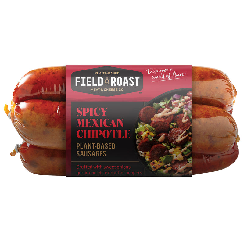 Field Roast Spicy Mexican Chipotle Plant-Based Sausages, 367 g