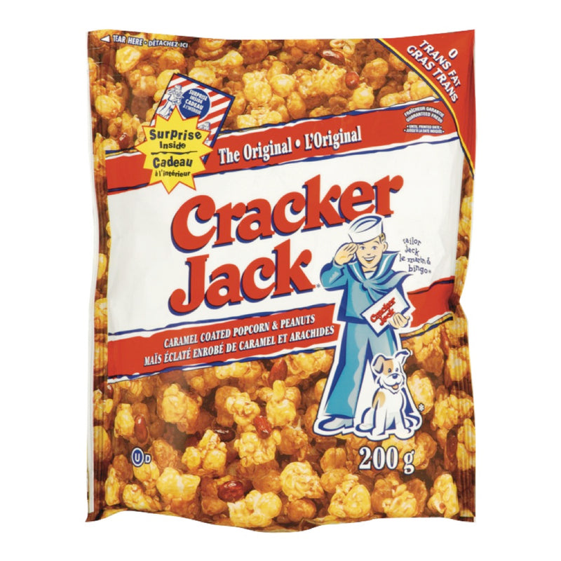 CRACKER JACK Caramel Coated Popcorn & Peanuts 200g