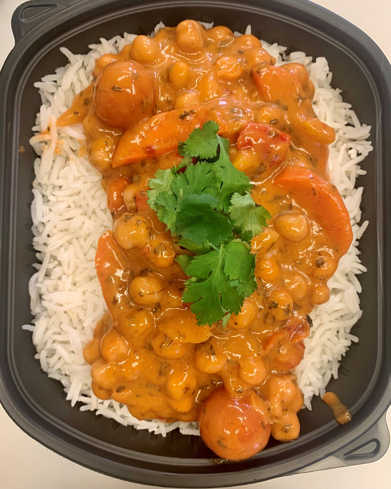 Chickpea Curry with Rice