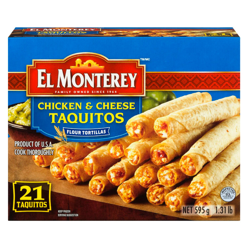 EL MONTEREY Chicken & Cheese Taquitos 595g