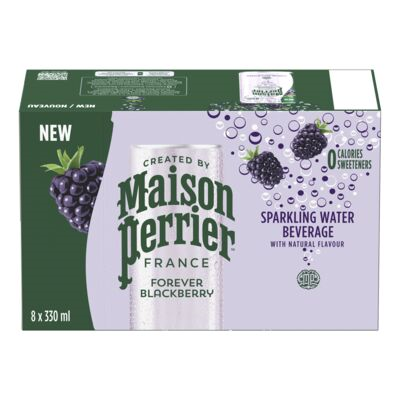 PERRIER BLKBERY SLM CAN 8 1 pkg