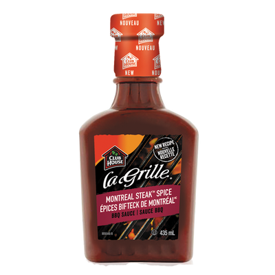 Club House Montreal Steak Spice BBQ Sauce, 435 mL