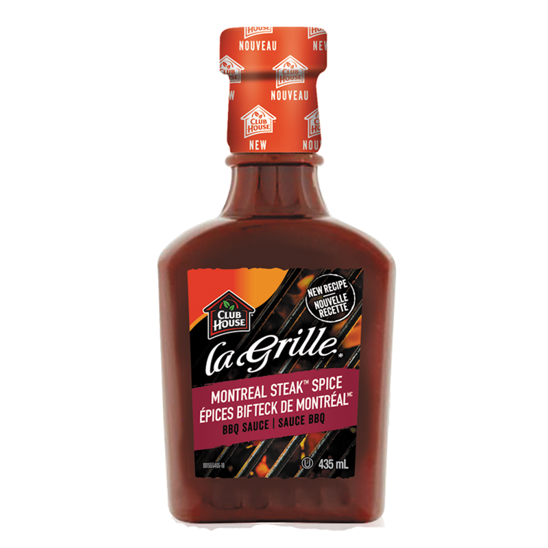 Club House Montreal Steak Spice BBQ Sauce, 435 mL