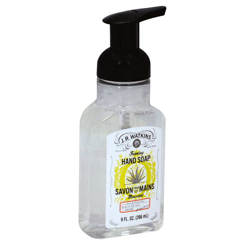 J.R. Watkins Foaming Aloe & Green Tea Hand Soap, 266 mL