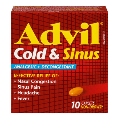 ADVIL Cold & Sinus Caplets 10's