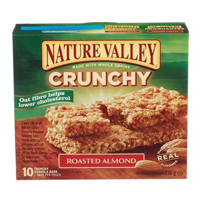 NATURE VALLEY Roasted Almond Granola Bar Crunchy 230g