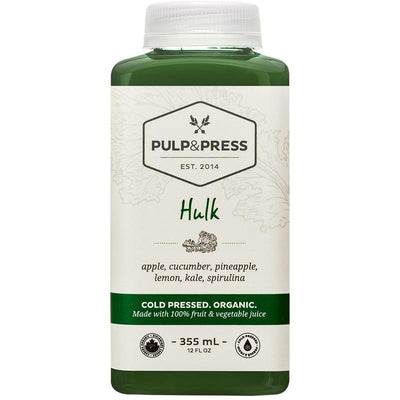 Pulp & Press Organic Hulk Cold Pressed Juice Blend, 355 mL
