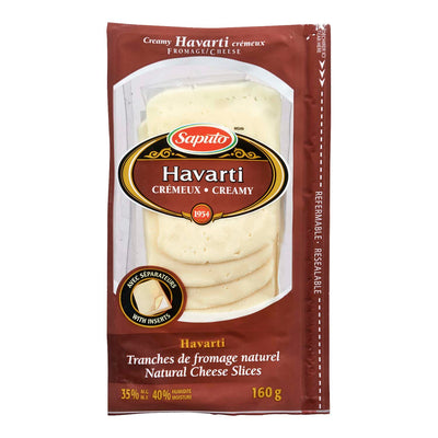 SAPUTO Havarti Sliced Cheese 160g