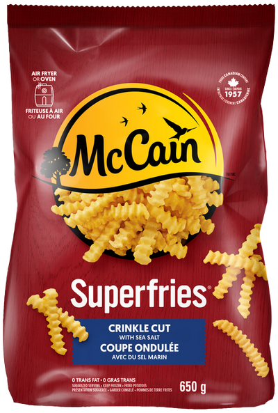 MCCAIN Superfries Crinkle Cut 650g