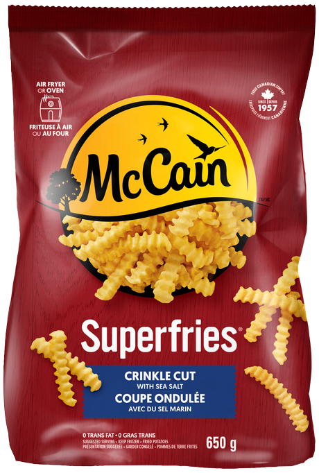 MCCAIN Superfries Crinkle Cut 650g