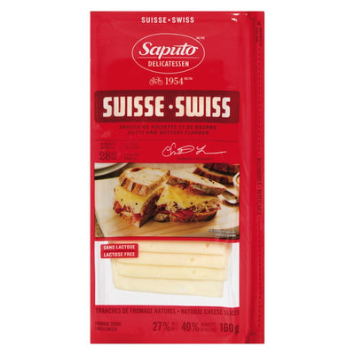 SAPUTO Swiss Natural Cheese Slices 160g