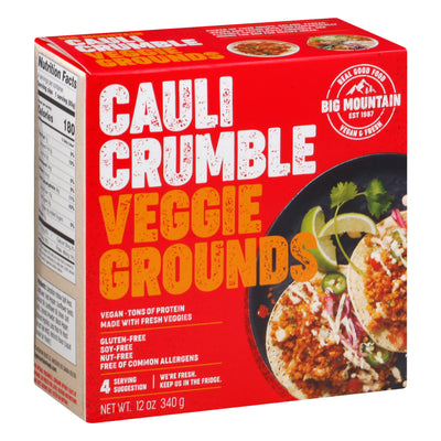 Big Mountain Foods, Veggie Grounds, Cauli Crumble, 369 g