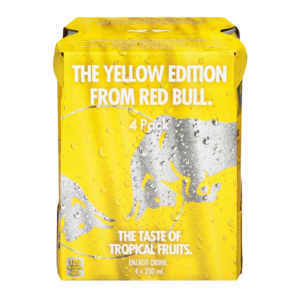 RED BULL The Yellow Edition Taste of Tropical Fruits Energy Drink 250ml