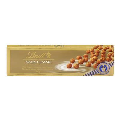 LINDT Milk Chocolate Hazelnut Bar 300g