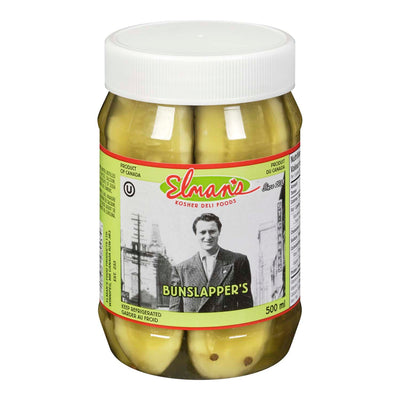 Elman's Bunslapper's Pickles, 500 mL